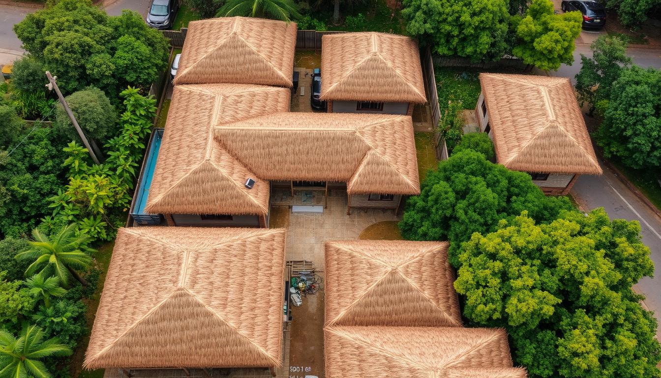 Residential Thatch Projects Prices 2025: Installation & Repair - Roof Thatch For Low Maintenance Apartment Design